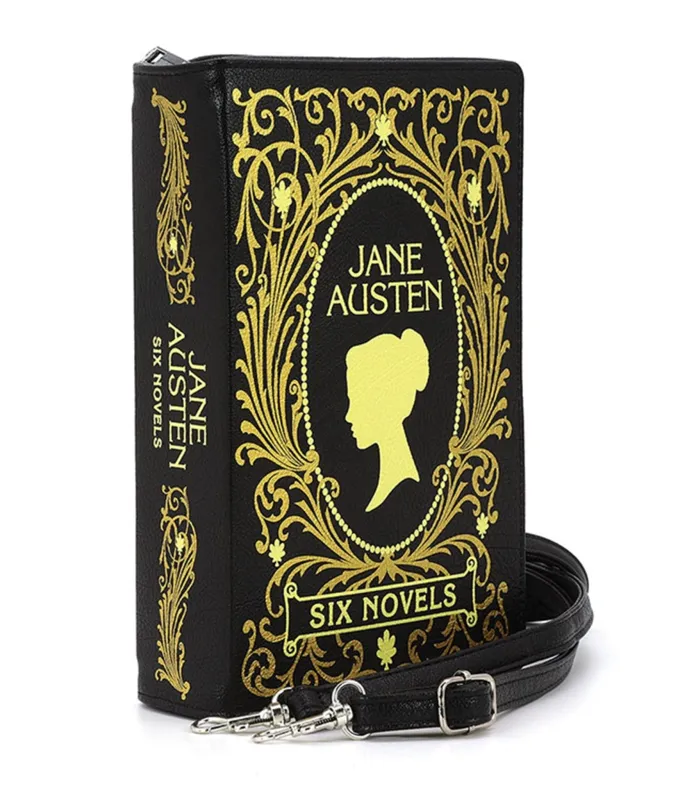 Jane Austen Novels Book Clutch Handbag sold by Unique Vintage