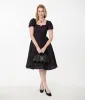 Unique Vintage Mystical Icons Button Front Swing Dress sold by Unique Vintage