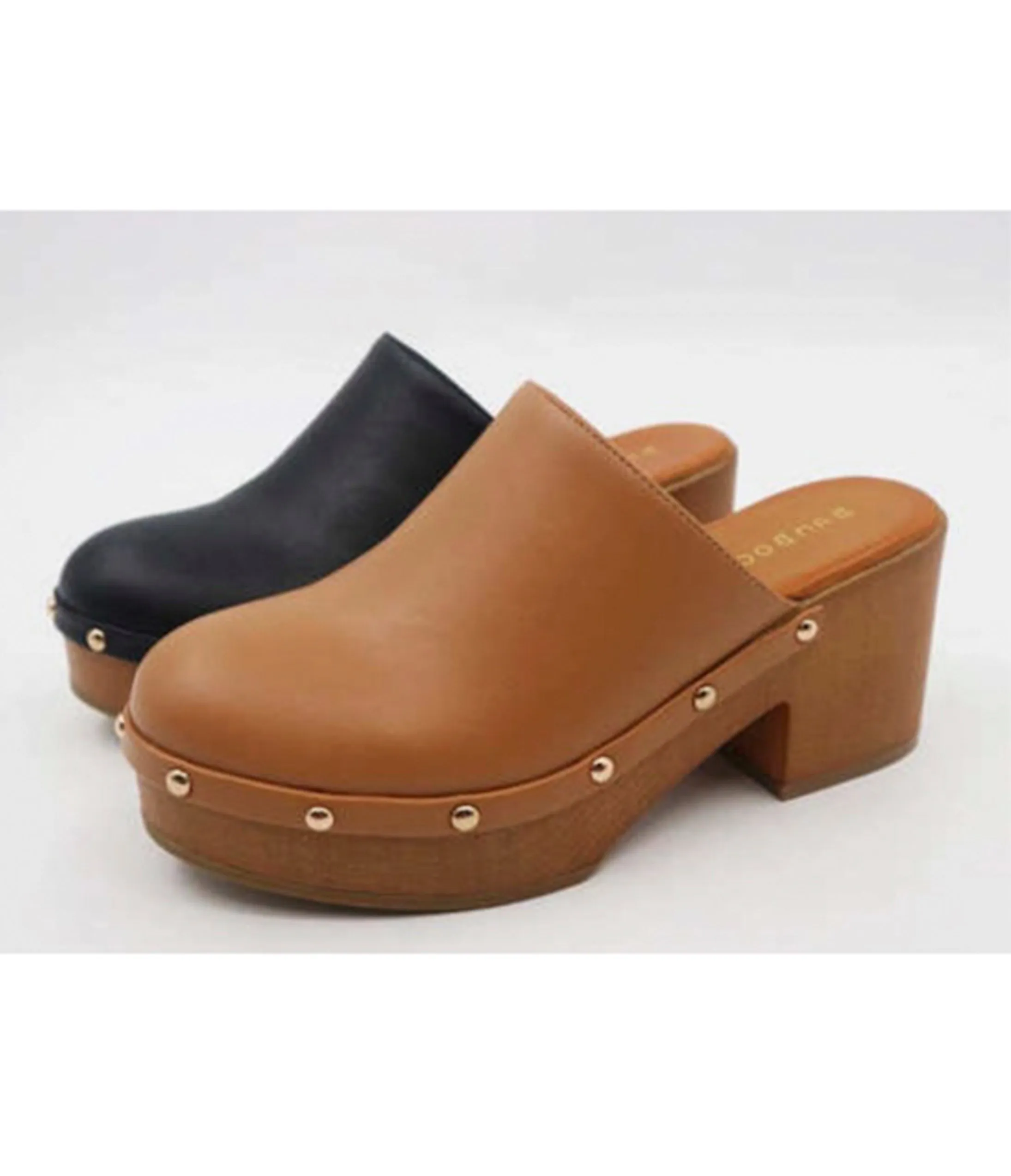 Tan Clog Heels sold by Unique Vintage product image thumbnail 2