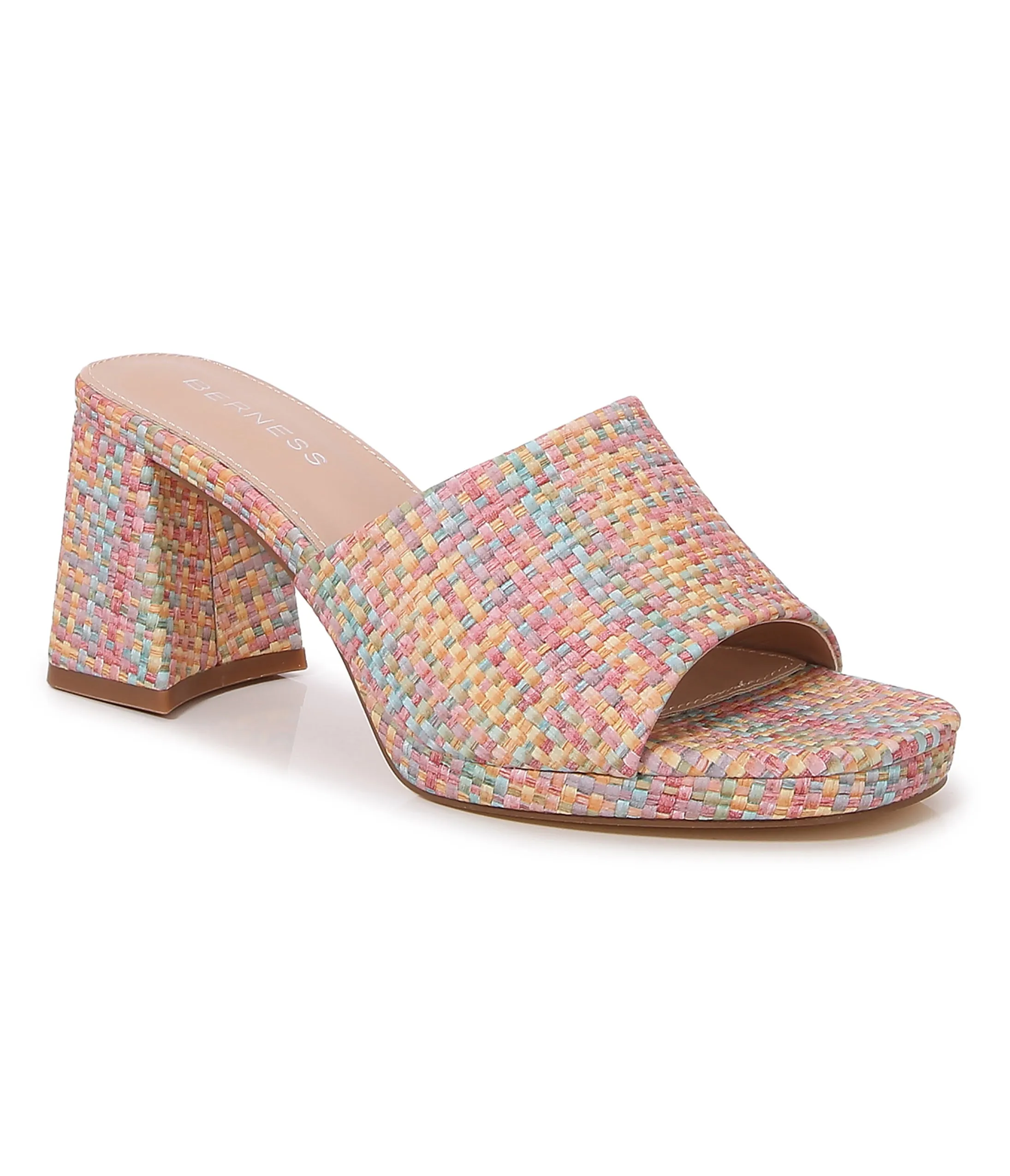 Multicolor Raffia Mule Sandals sold by Unique Vintage