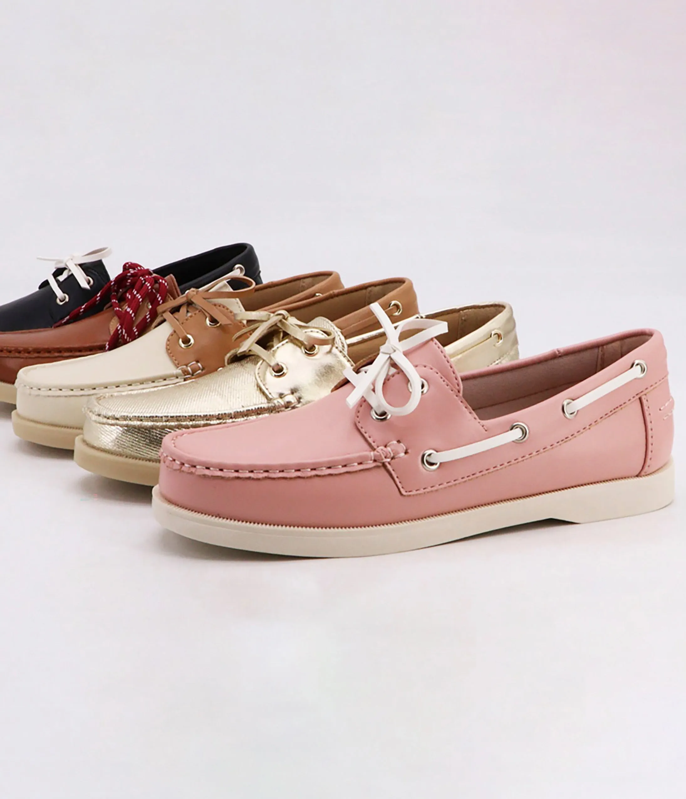 Pink & White Boat Shoes sold by Unique Vintage product image thumbnail 2