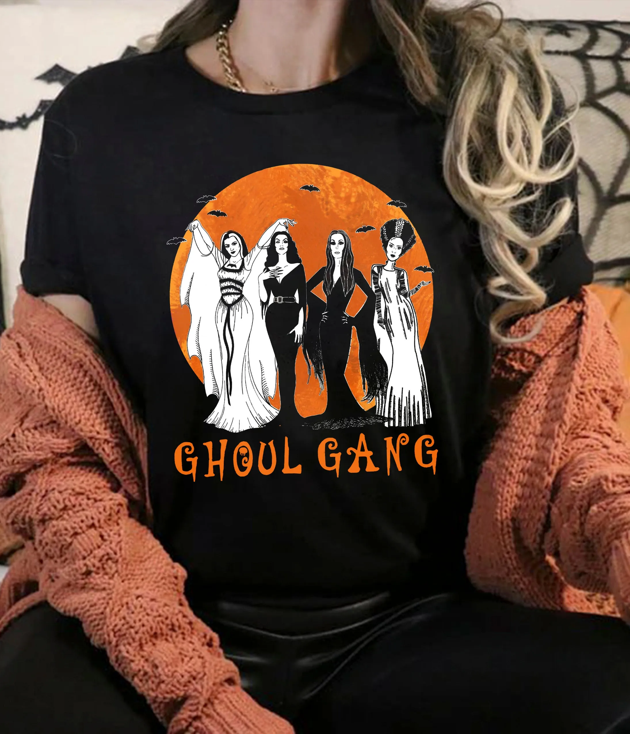 Women Of Horror Ghoul Gang Unisex Graphic Tee sold by Unique Vintage