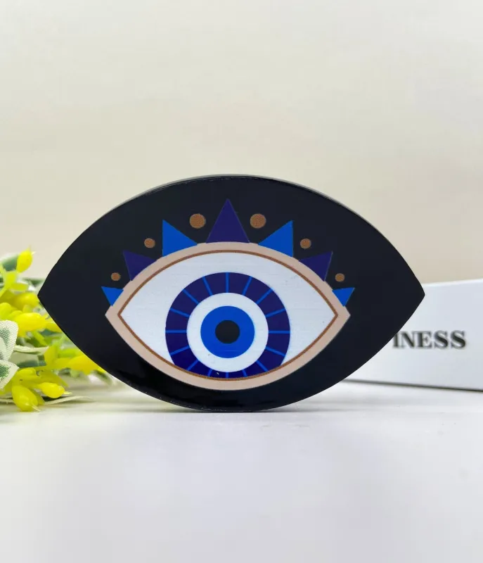 Black & Blue Evil Eye Hair Clip sold by Unique Vintage