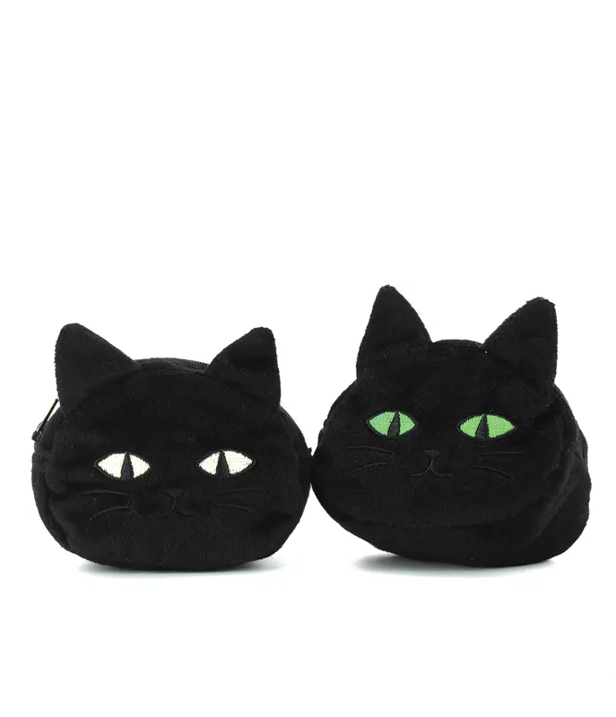 Black Cat Coin Purse sold by Unique Vintage