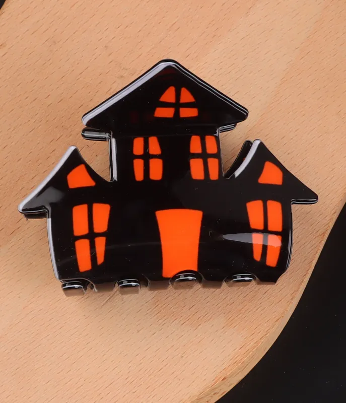 Haunted House Hair Clip sold by Unique Vintage