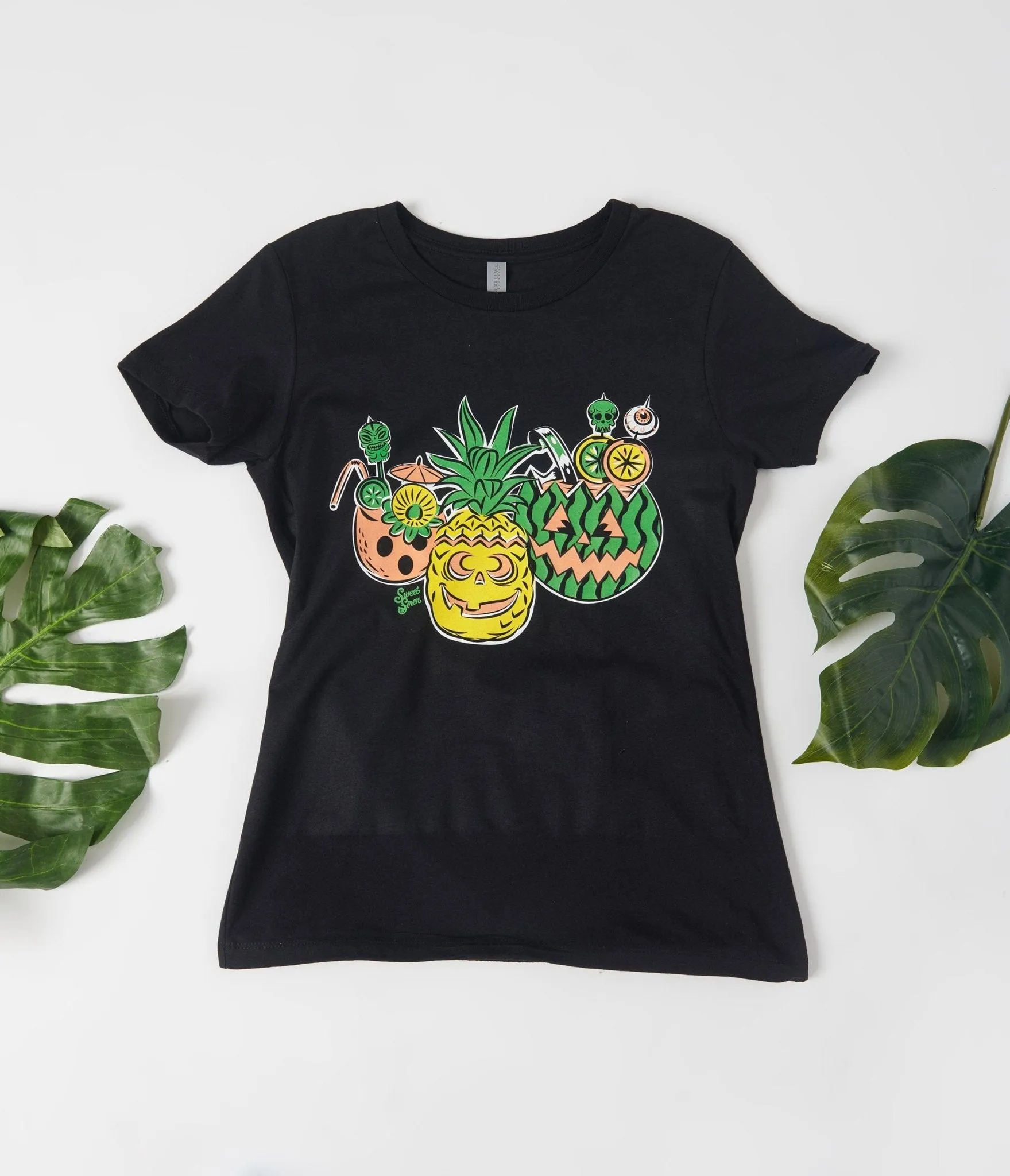 Summerween Tropical Fitted Graphic Tee sold by Unique Vintage
