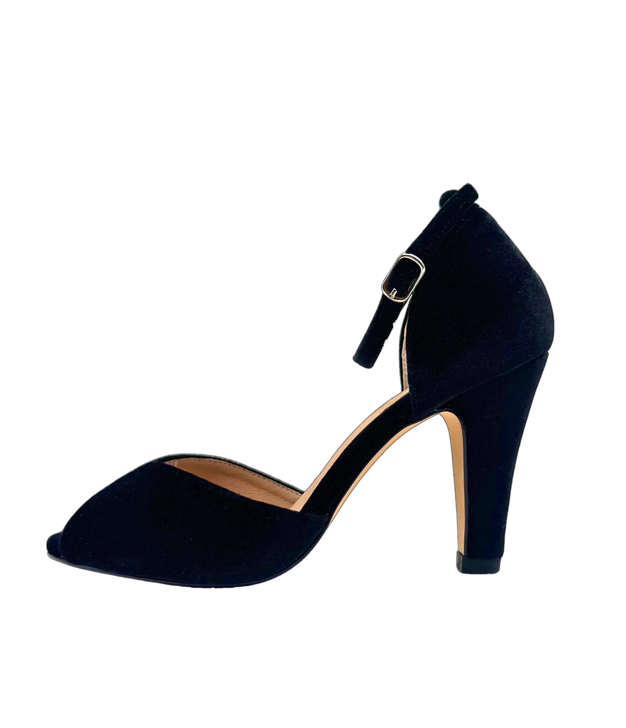 Chelsea Crew Black Velvet Lola Pumps sold by Unique Vintage product image thumbnail 4