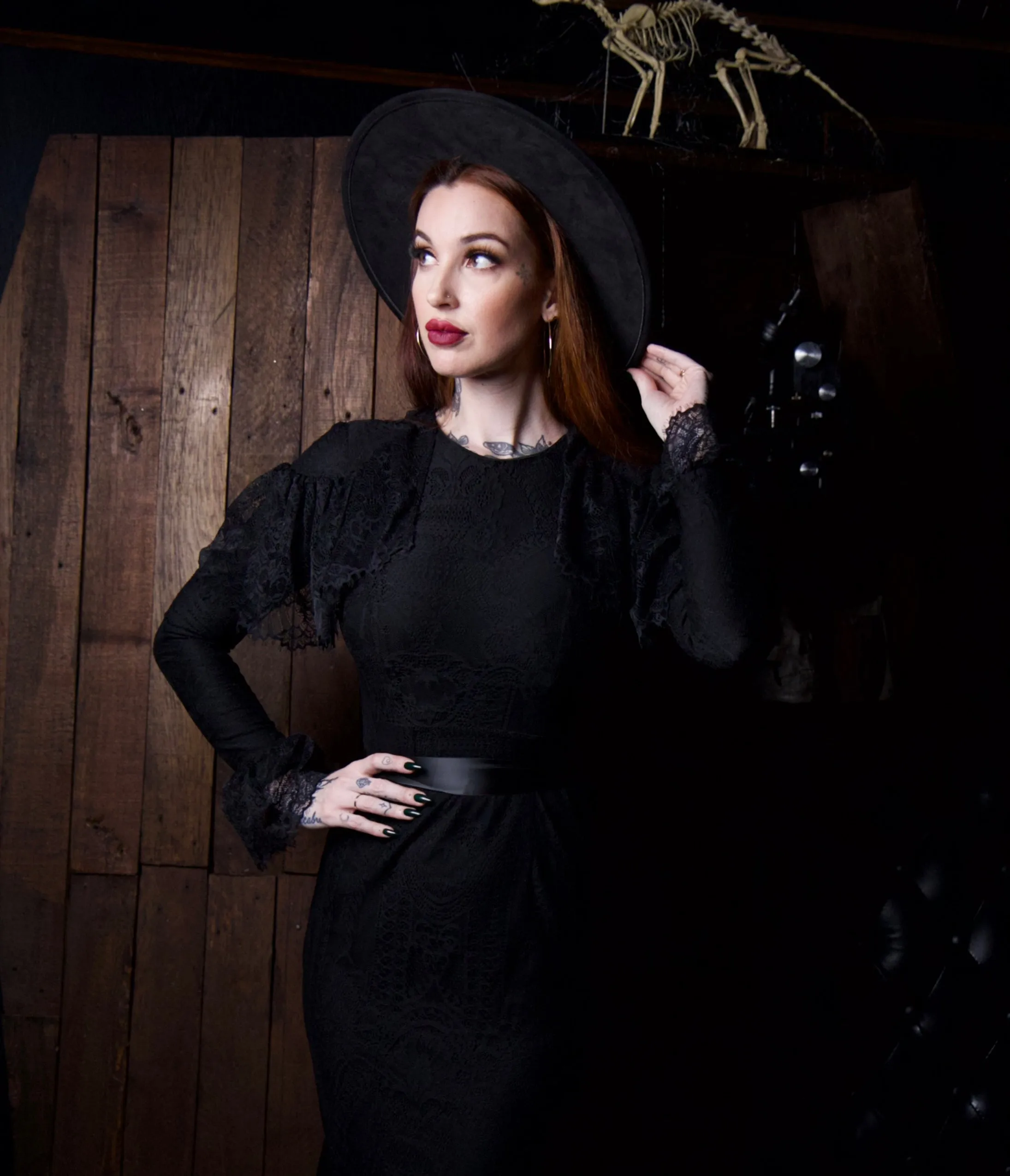 Killstar Black Web Fishnet Top sold by Unique Vintage product image thumbnail 5