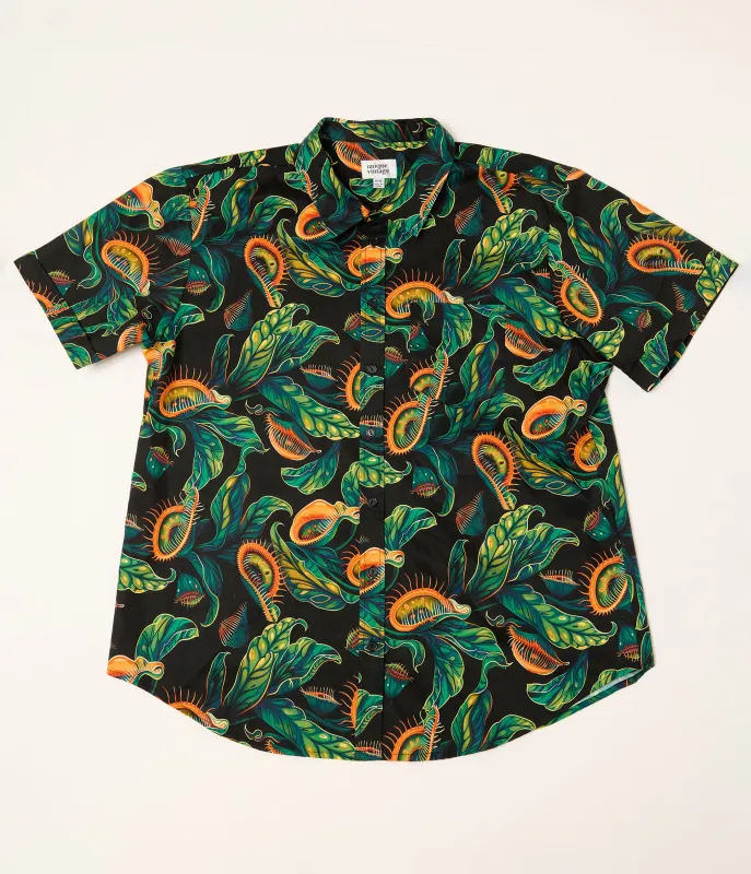 Unique Vintage Plus Size Venus Fly Trap Venus Fly Trap Mens Shirt sold by Unique Vintage