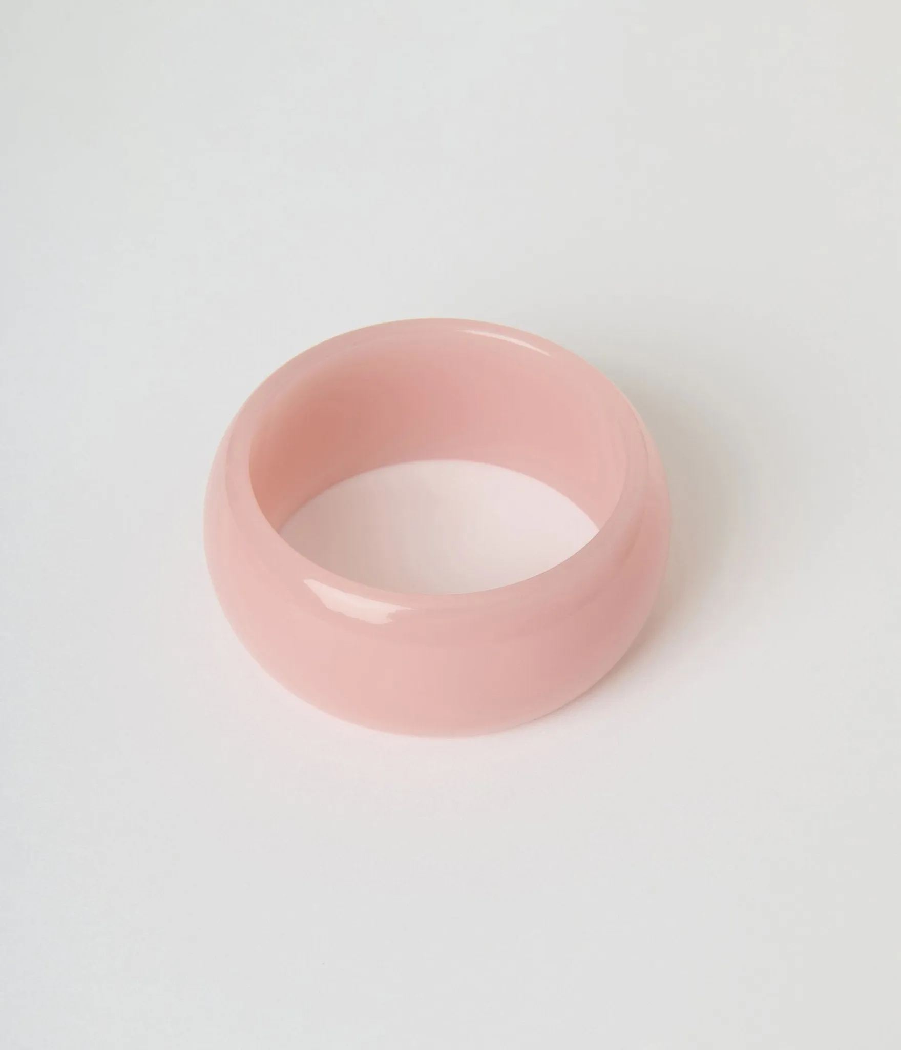 Light Pink Wide Bangle sold by Unique Vintage
