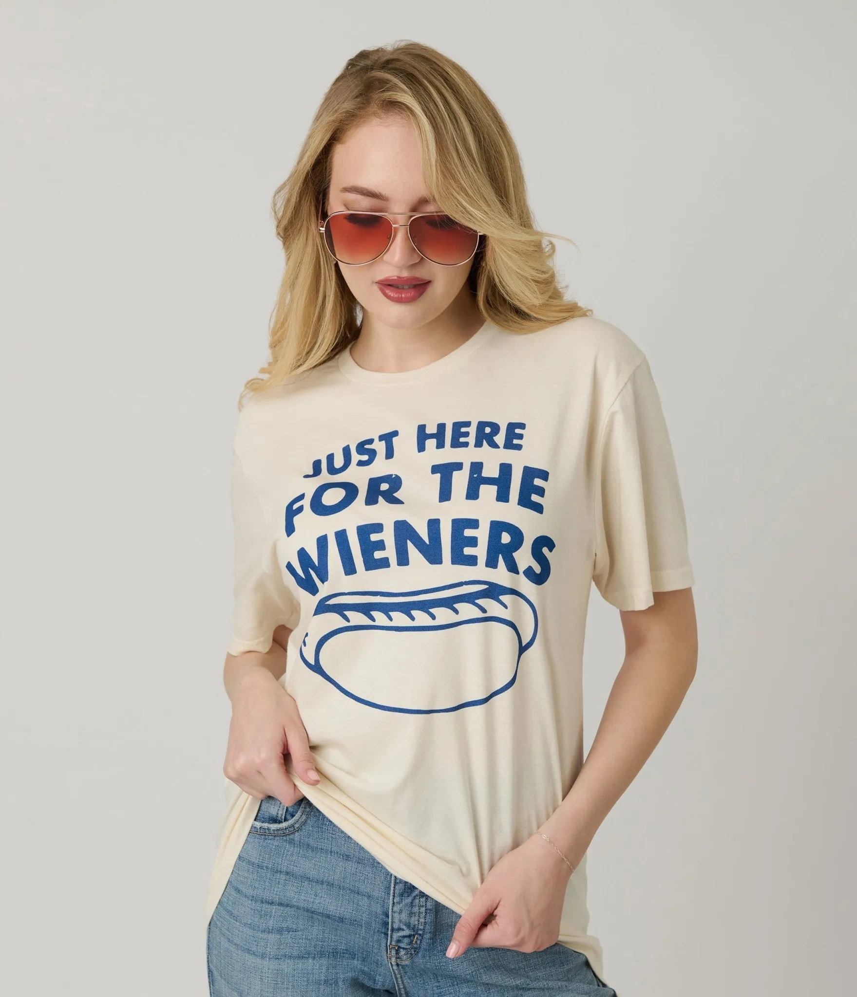 Here for the Weiners Unisex Graphic Tee sold by Unique Vintage product image thumbnail 3