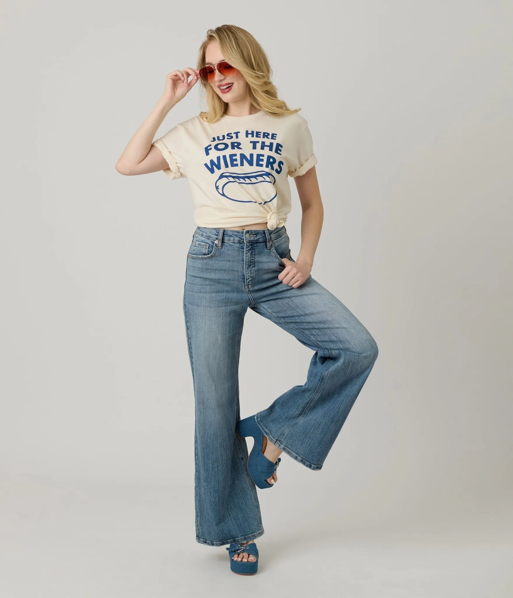 Here for the Weiners Unisex Graphic Tee sold by Unique Vintage product image thumbnail 4