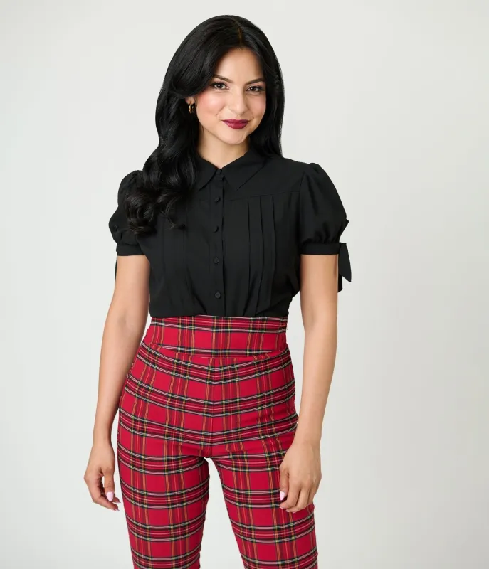 Unique Vintage Black Colvin Blouse sold by Unique Vintage