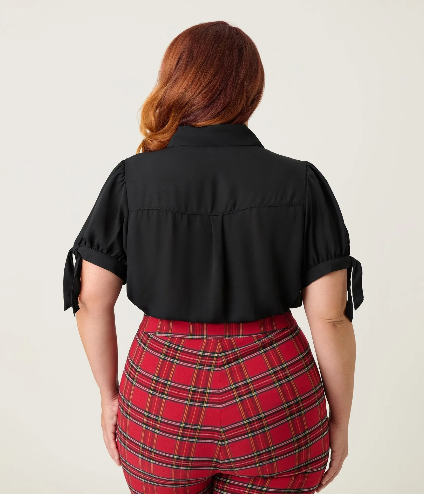 Unique Vintage Plus Size Black Colvin Blouse sold by Unique Vintage product image thumbnail 2