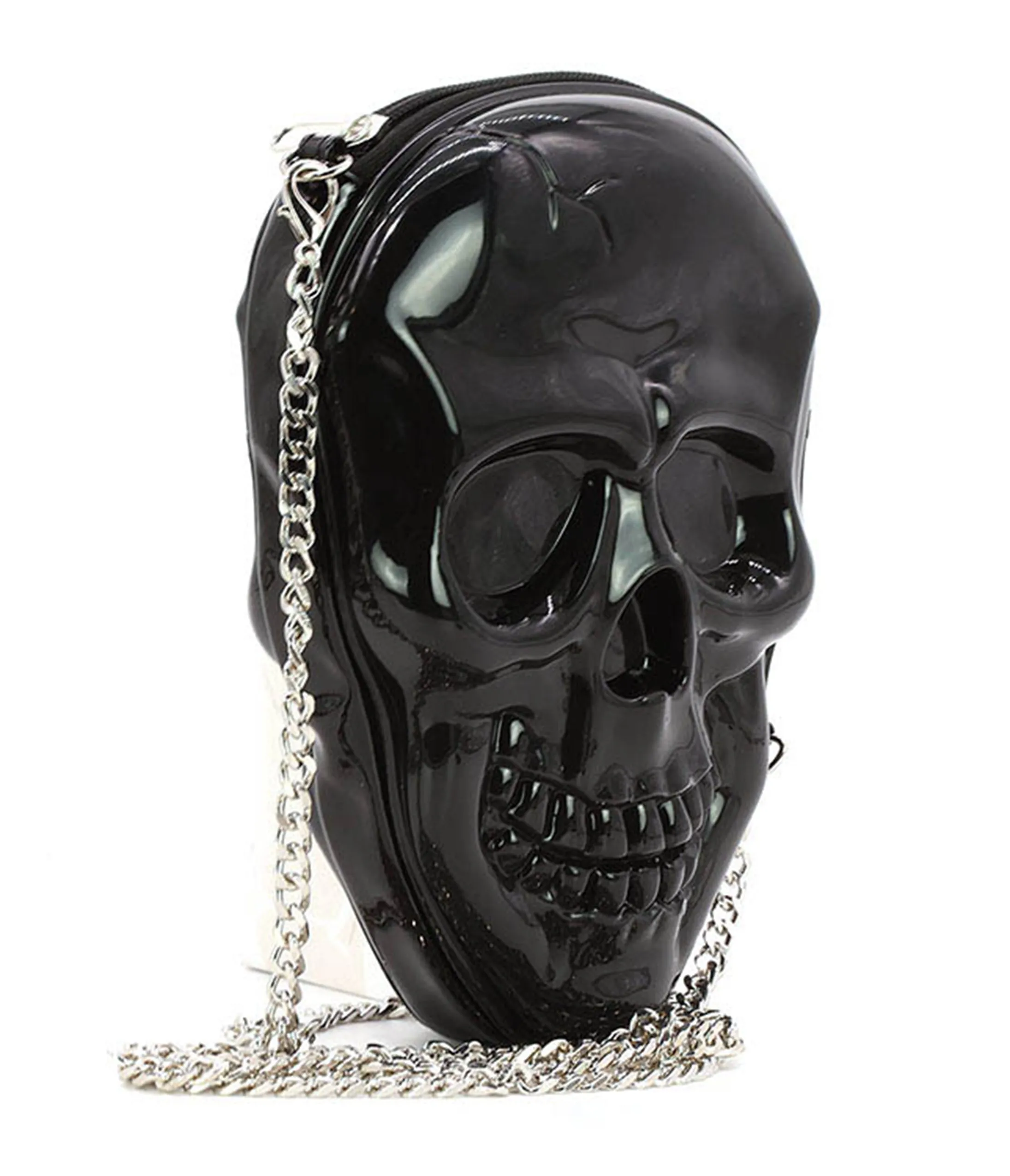 Black Skull Head Crossbody Bag sold by Unique Vintage product image thumbnail 2