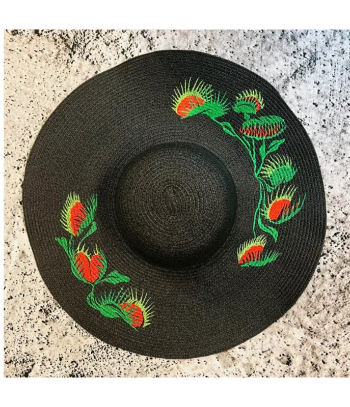 Witchwood Bags Venus Fly Trap Sun Hat sold by Unique Vintage