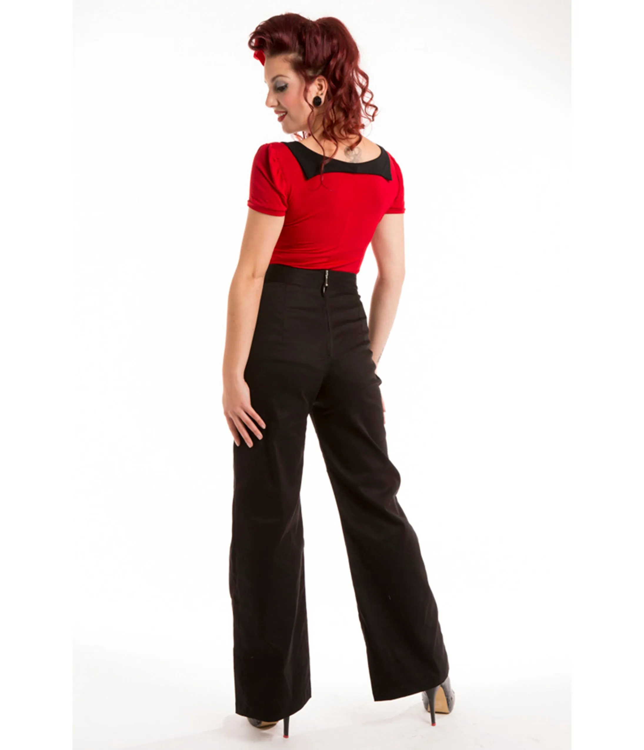 Bonsai Kitten Black Sailor Pants sold by Unique Vintage product image thumbnail 2