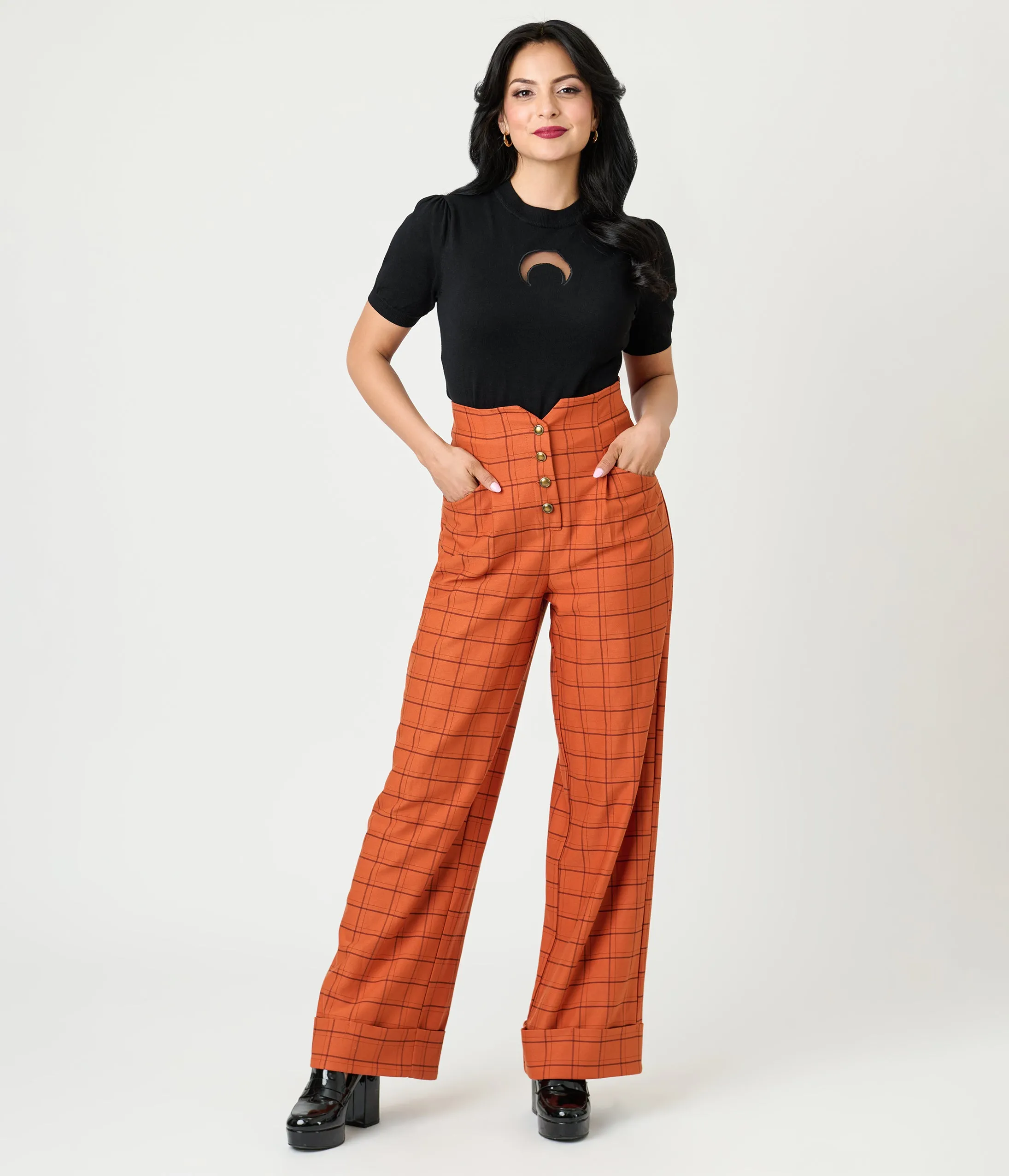 Smak Parlour Black Moon Cutout Sweater sold by Unique Vintage product image thumbnail 4