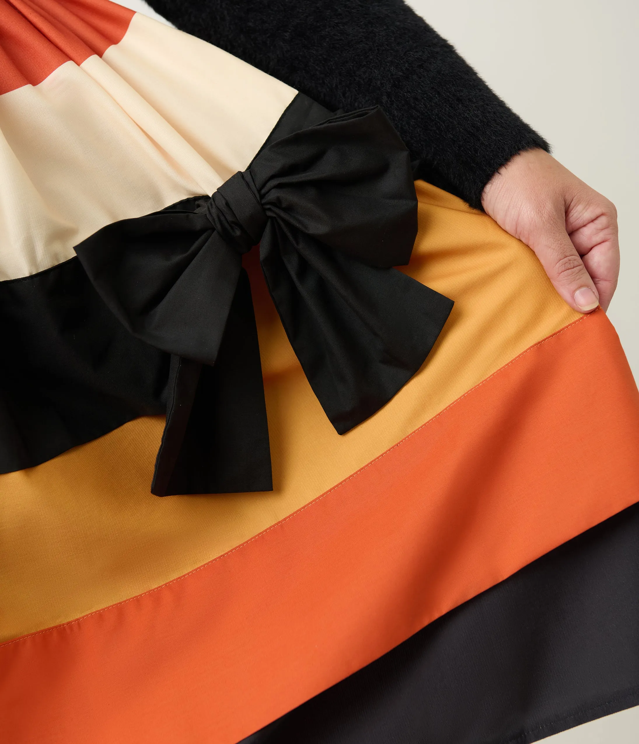 Unique Vintage Plus Size Candy Corn Stripe Gellar Swing Skirt sold by Unique Vintage product image thumbnail 5