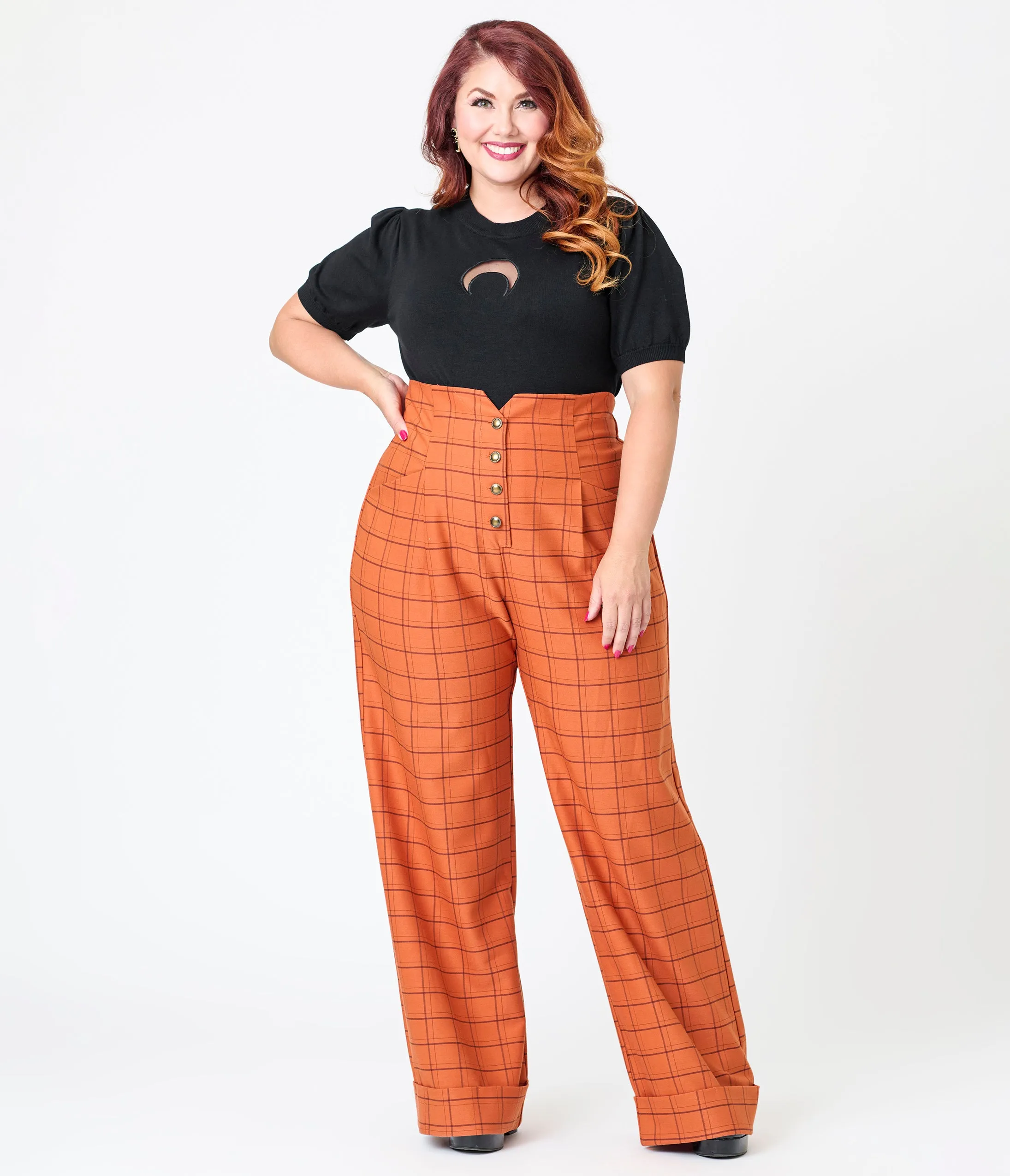 Smak Parlour Plus Size Black Moon Cutout Sweater sold by Unique Vintage product image thumbnail 4