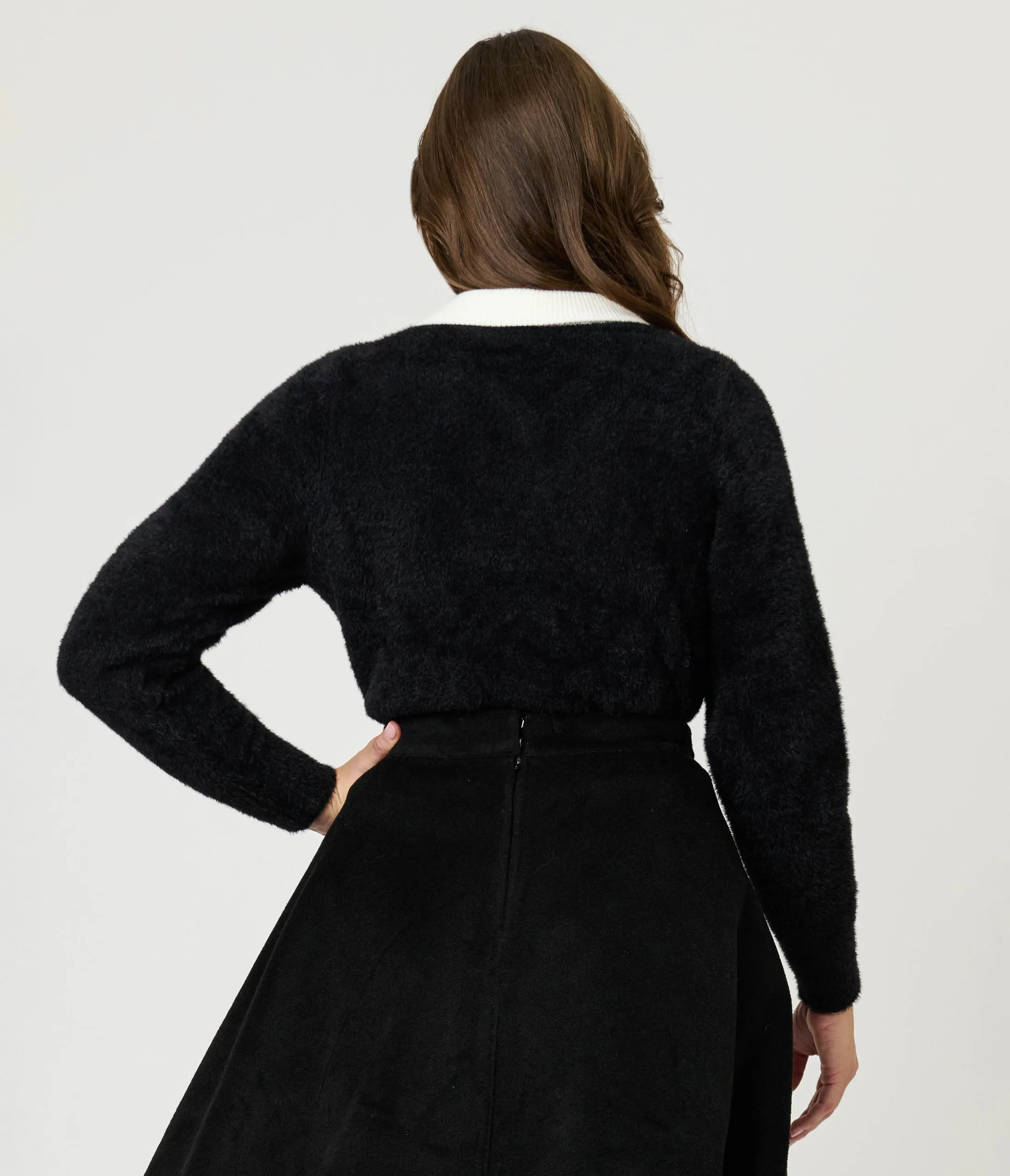 Unique Vintage Black Spider Pin Cardigan sold by Unique Vintage product image thumbnail 2