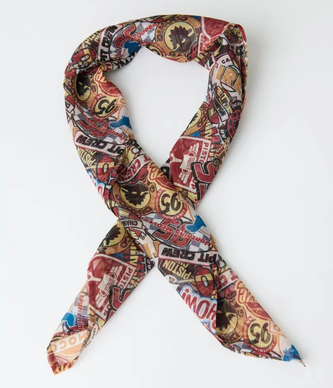 Disney Pixar Cars Collection by Unique Vintage Cars Patches Hair Scarf sold by Unique Vintage