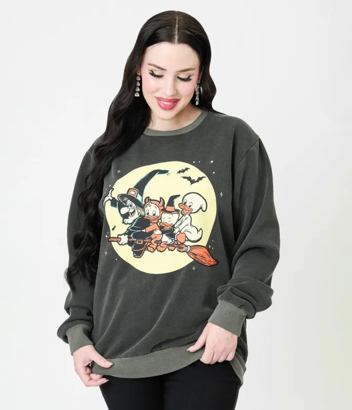 Cakeworthy Huey Dewey & Louie Halloween Unisex Graphic Sweatshirt sold by Unique Vintage