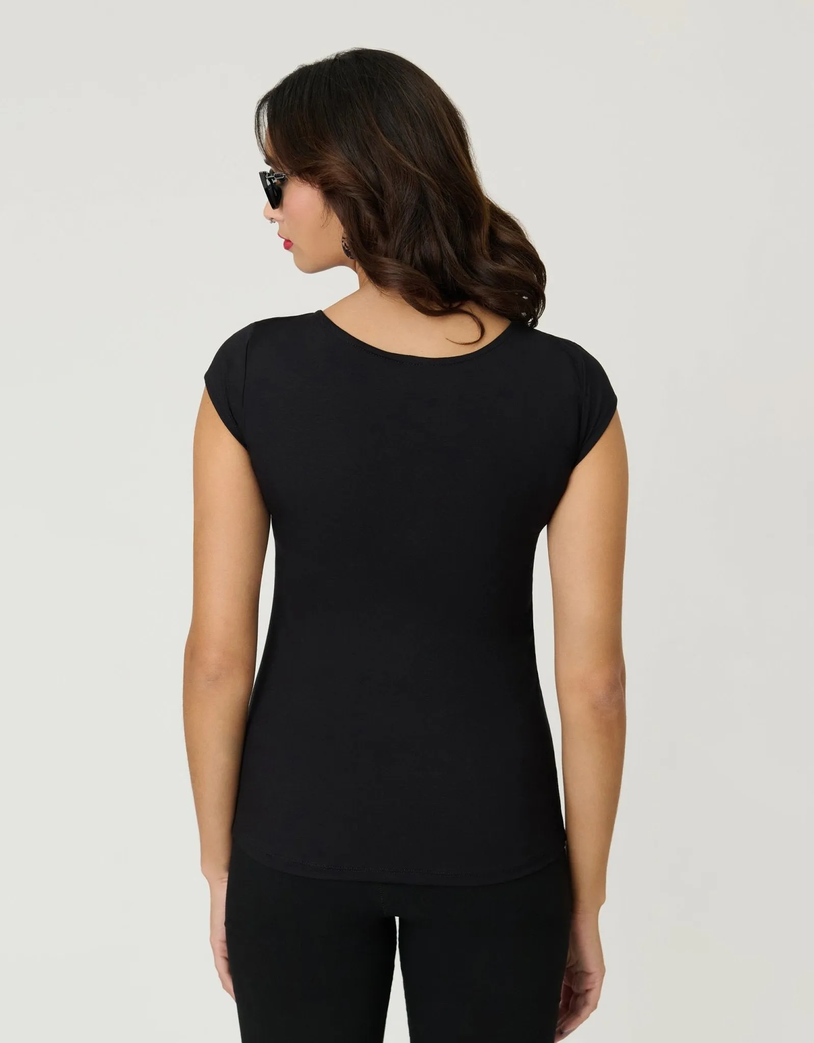 Bonsai Kitten Black Bat Wing Top sold by Unique Vintage product image thumbnail 2