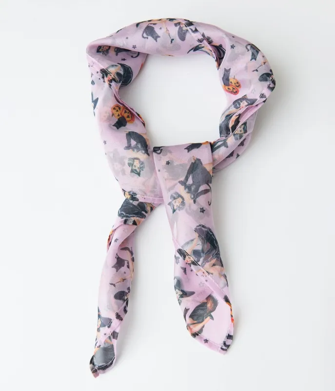Unique Vintage Pinup Witch Hair Scarf sold by Unique Vintage