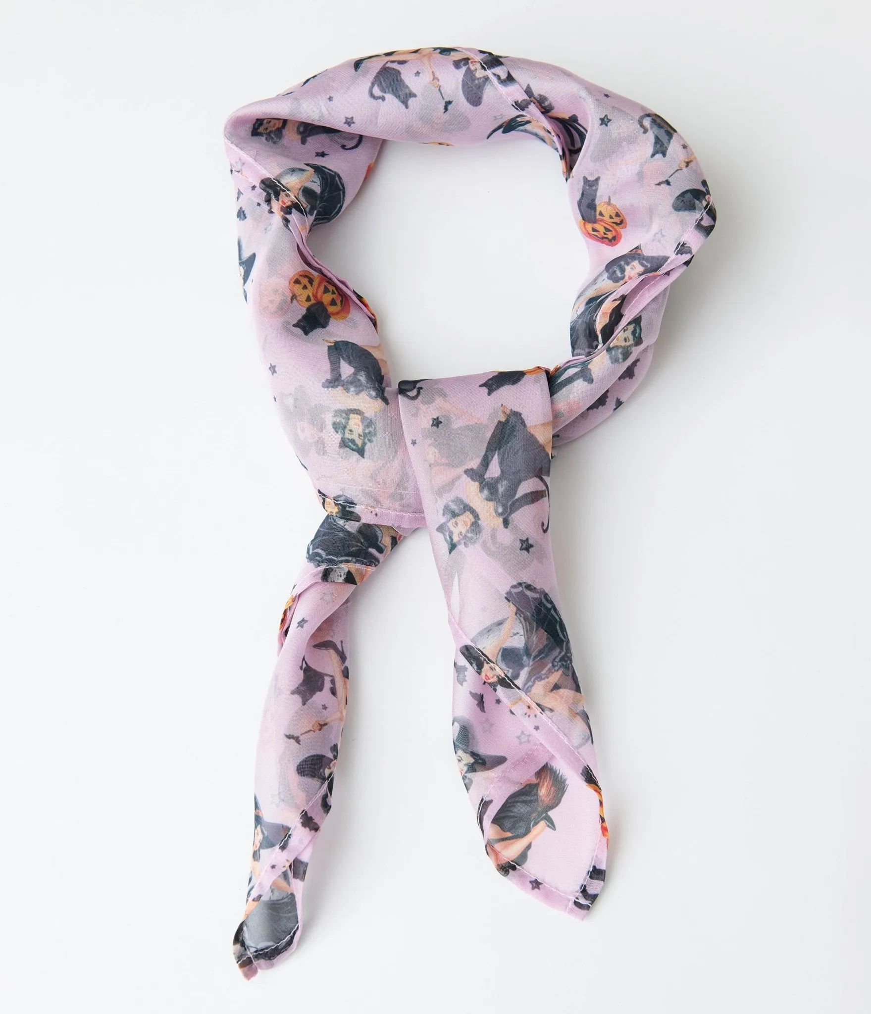 Unique Vintage Pinup Witch Hair Scarf sold by Unique Vintage