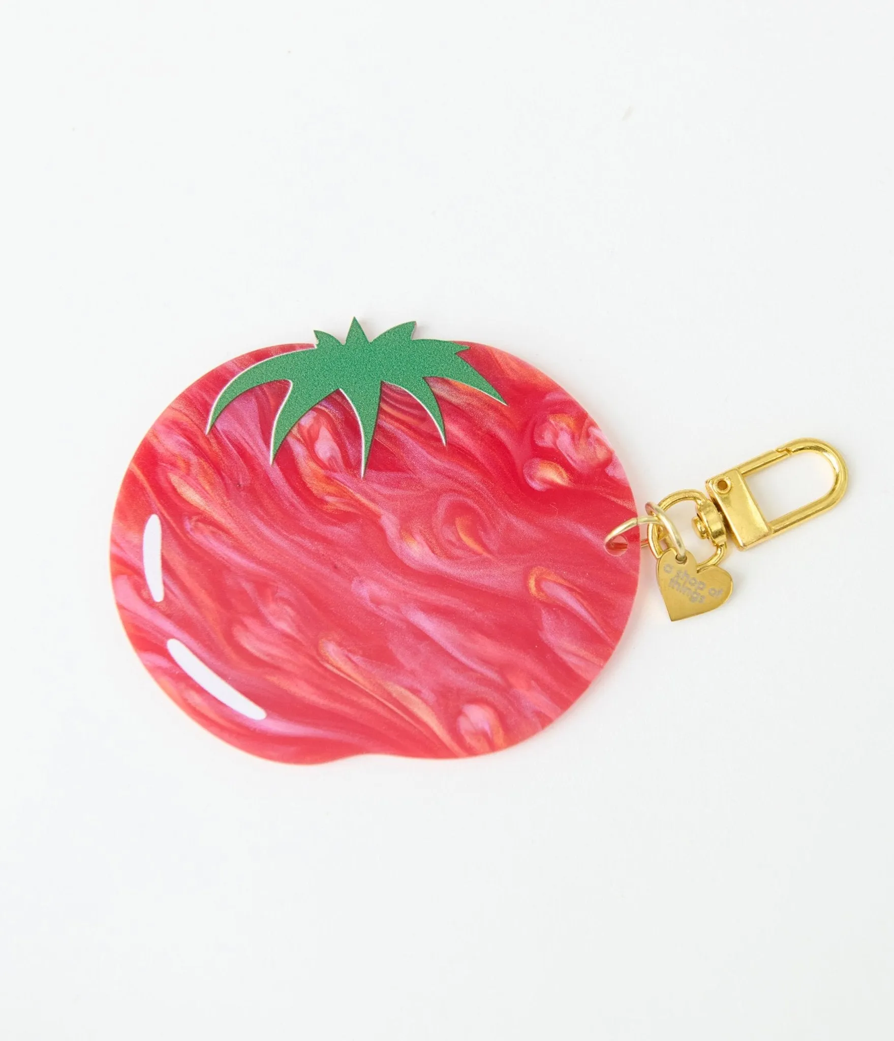 Red Tomato Keychain sold by Unique Vintage