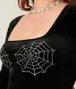Unique Vintage Plus Size Black Spiderweb Square Neck Swing Dress sold by Unique Vintage