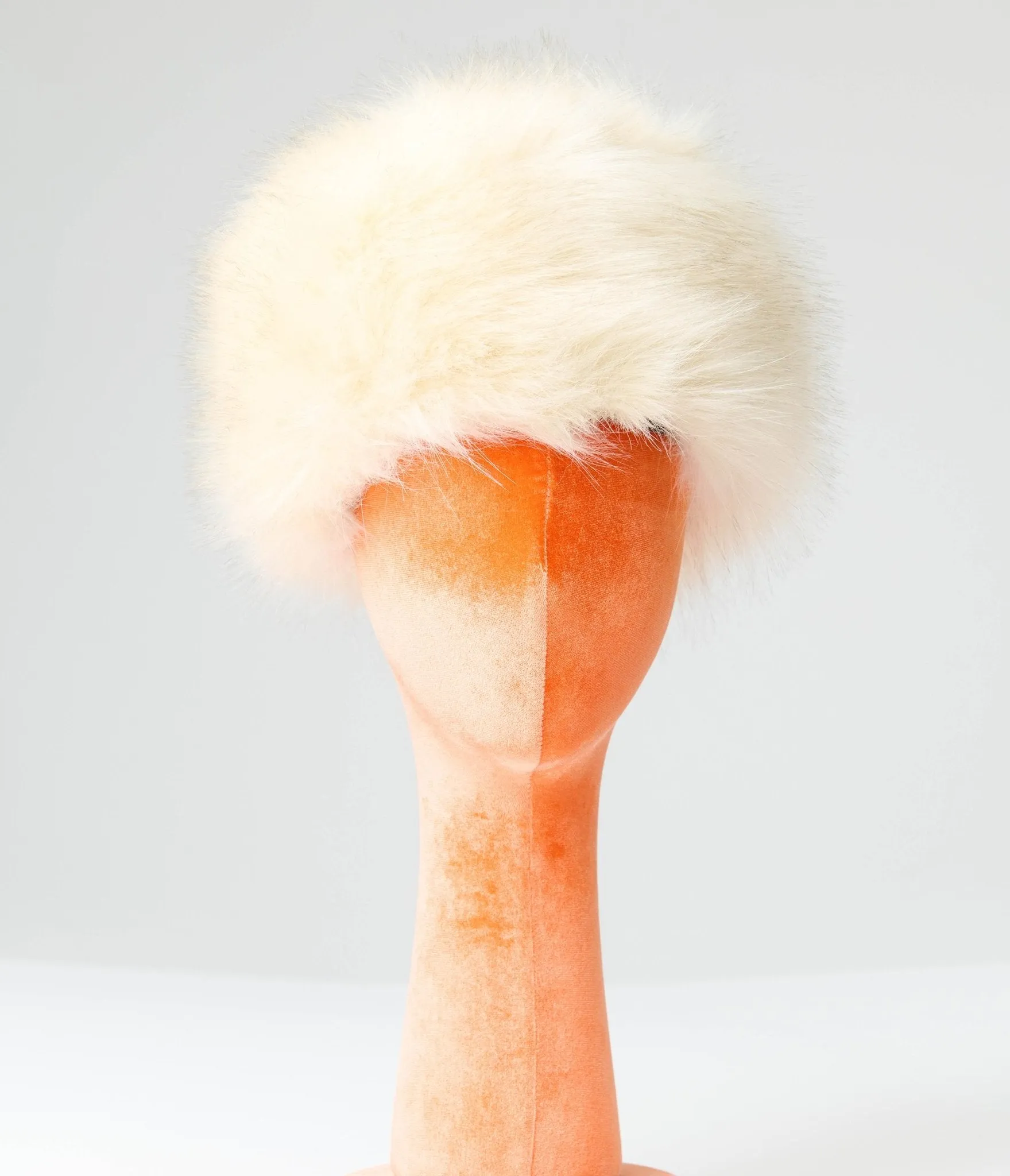 Beige Faux Fur Hat sold by Unique Vintage product image thumbnail 2