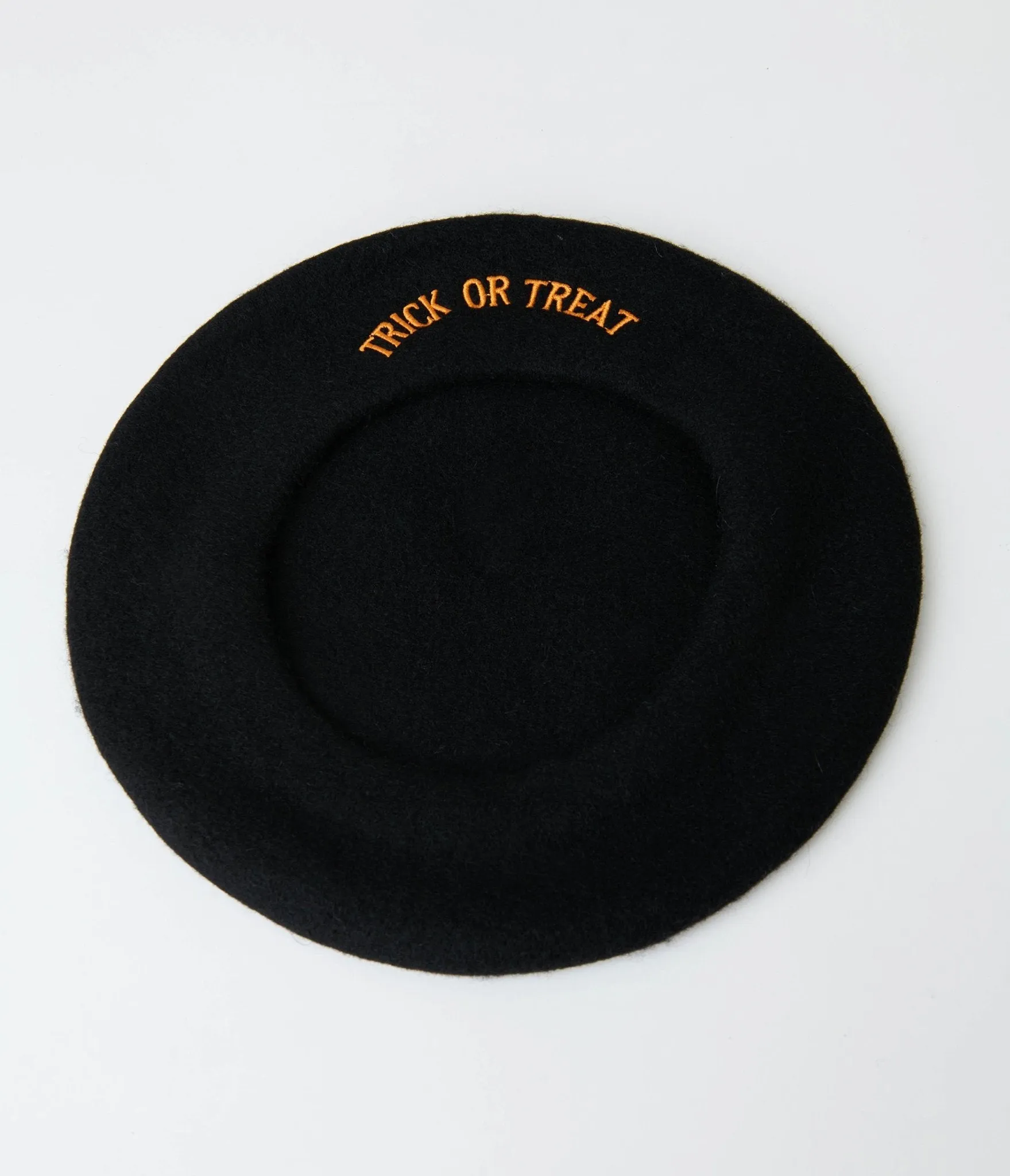 Trick Or Treat Pumpkin Black Beret sold by Unique Vintage product image thumbnail 4