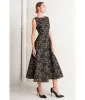 Black Lace Woven Midi Dress sold by Unique Vintage