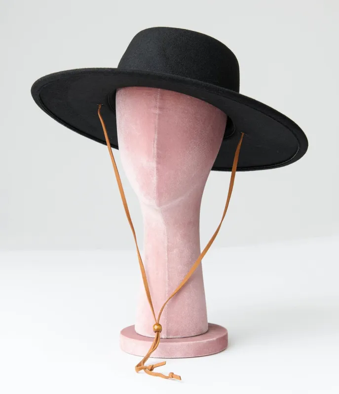 Black Bolero Hat sold by Unique Vintage