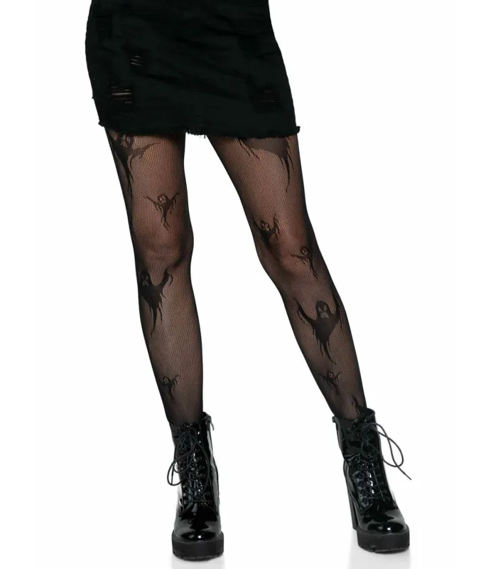 Leg Avenue Black Ghost Fishnets sold by Unique Vintage