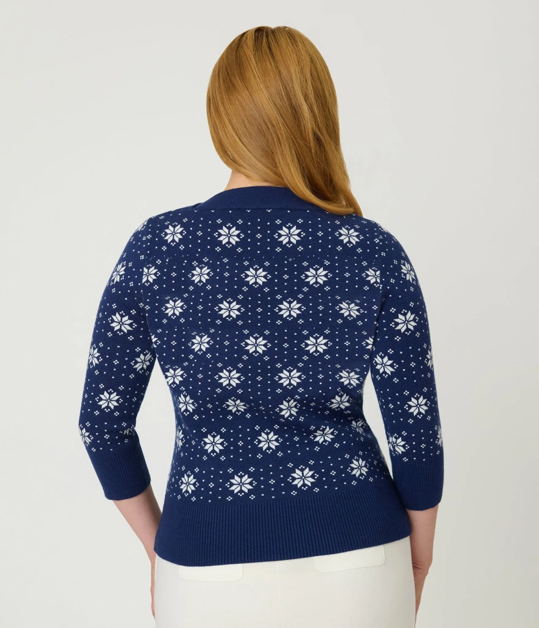 Disney's Frozen Collection by Unique Vintage Elsa & Anna Fair Isle Minou Sweater sold by Unique Vintage product image thumbnail 2