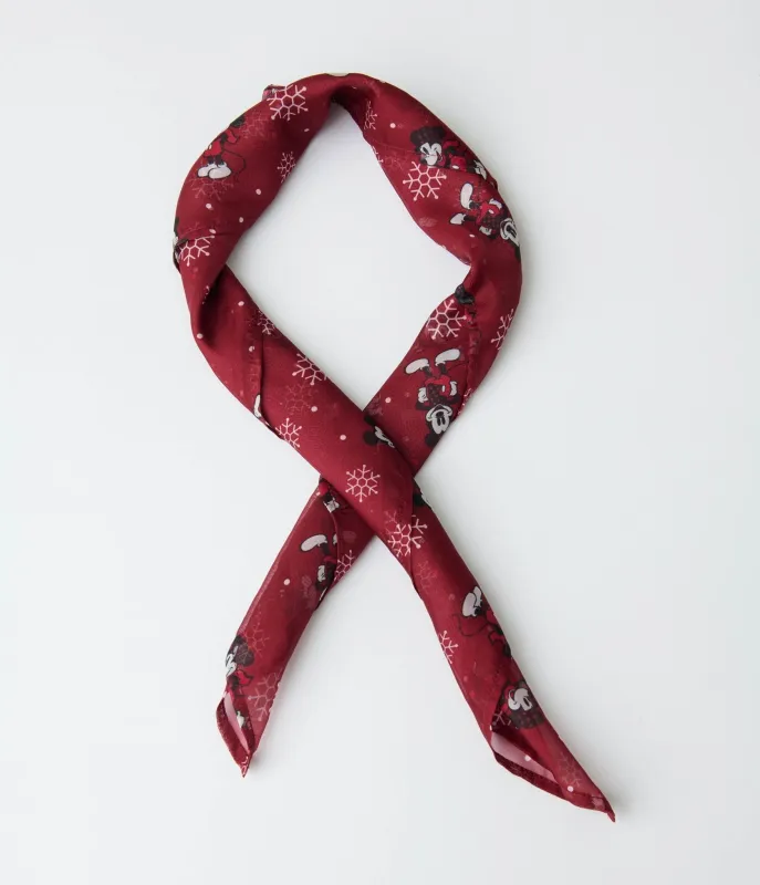 Disney Holiday Collection by Unique Vintage Mickey Holiday Hair Scarf sold by Unique Vintage