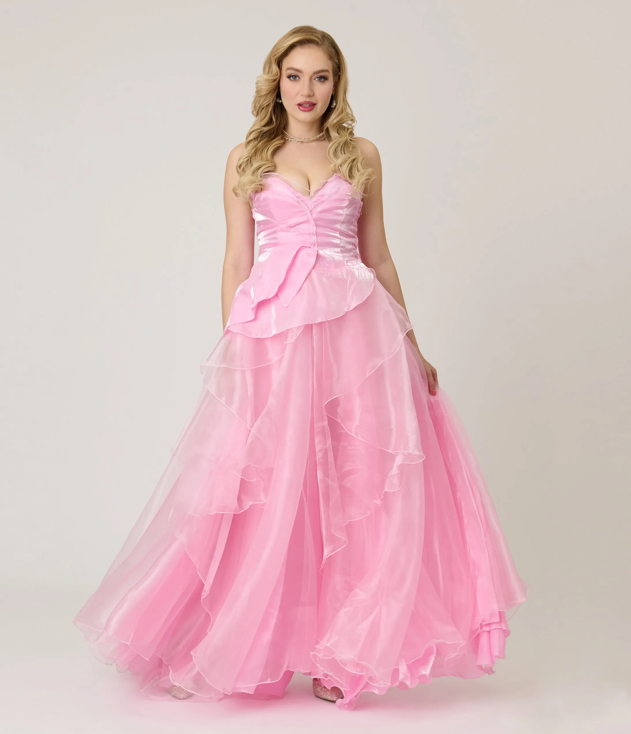 Pink Chiffon Good Witch Top & Skirt Set sold by Unique Vintage product image thumbnail 3