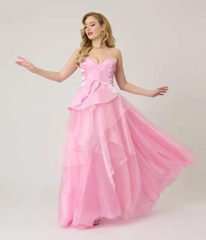 Pink Chiffon Good Witch Top & Skirt Set sold by Unique Vintage
