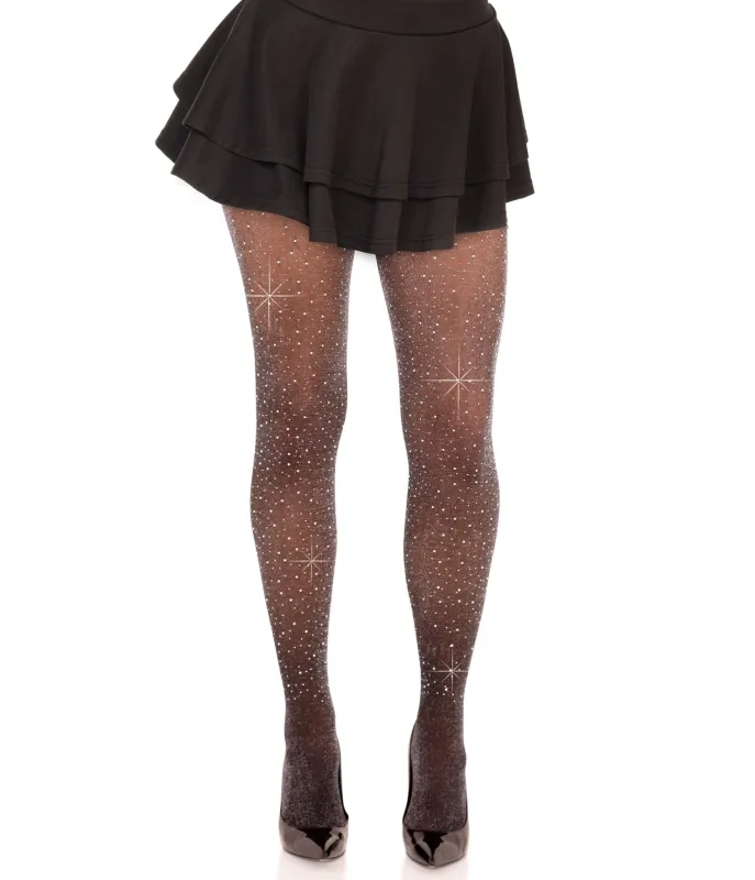 Leg Avenue Rhinestone Tights sold by Unique Vintage