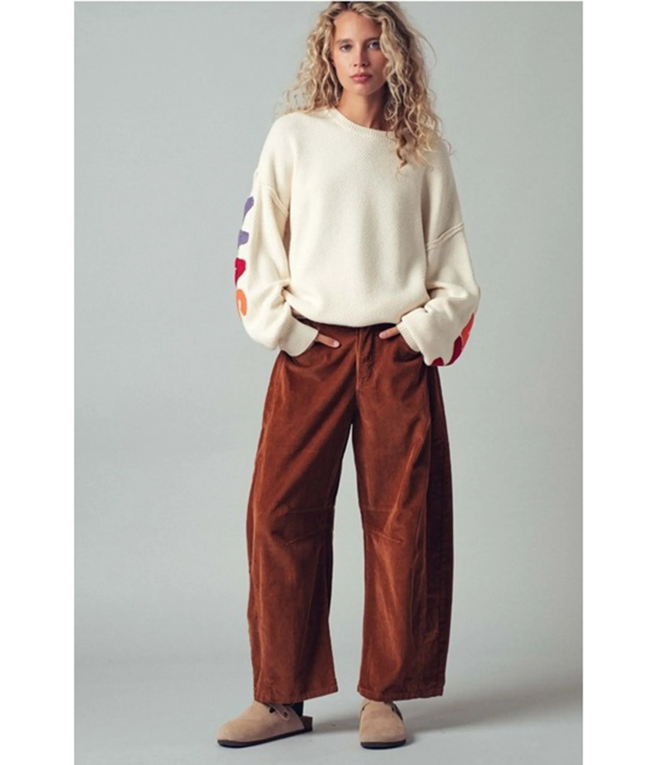 Ivory Festive Merry Christmas Sweater sold by Unique Vintage product image thumbnail 5