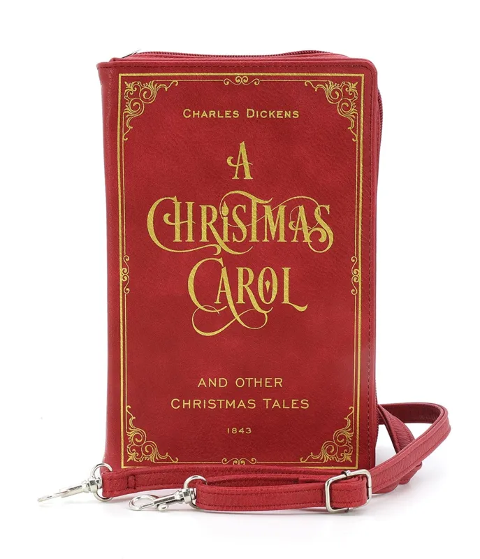 A Christmas Carol Book Clutch Handbag made by Unique Vintage