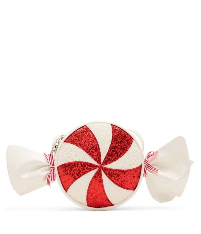 Betsey Johnson Peppermint Candy Crossbody Bag sold by Unique Vintage