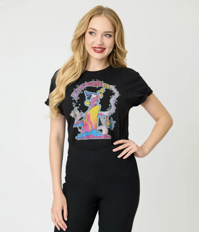 Disney Fantasia Collection by Unique Vintage Sorcerers Apprentice Unisex Graphic Tee sold by Unique Vintage