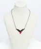Black & Red Sombre Desir Necklace sold by Unique Vintage