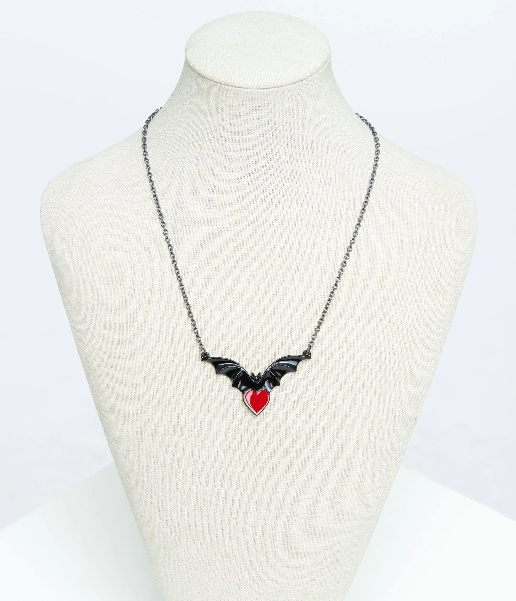Black & Red Sombre Desir Necklace sold by Unique Vintage