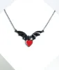 Black & Red Sombre Desir Necklace sold by Unique Vintage