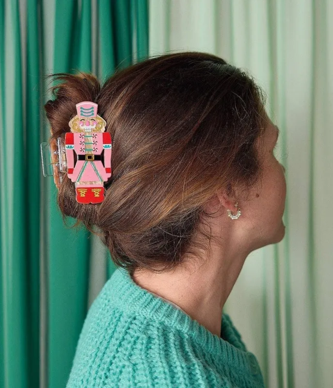 Nutcracker Hair Clip sold by Unique Vintage